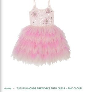 Tutu Du Monde Pink Cloud Fireworks Tutu Dress - Pink